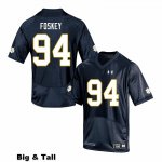 Notre Dame Fighting Irish Men's Isaiah Foskey #94 Navy Under Armour Authentic Stitched Big & Tall College NCAA Football Jersey CSB2399FA